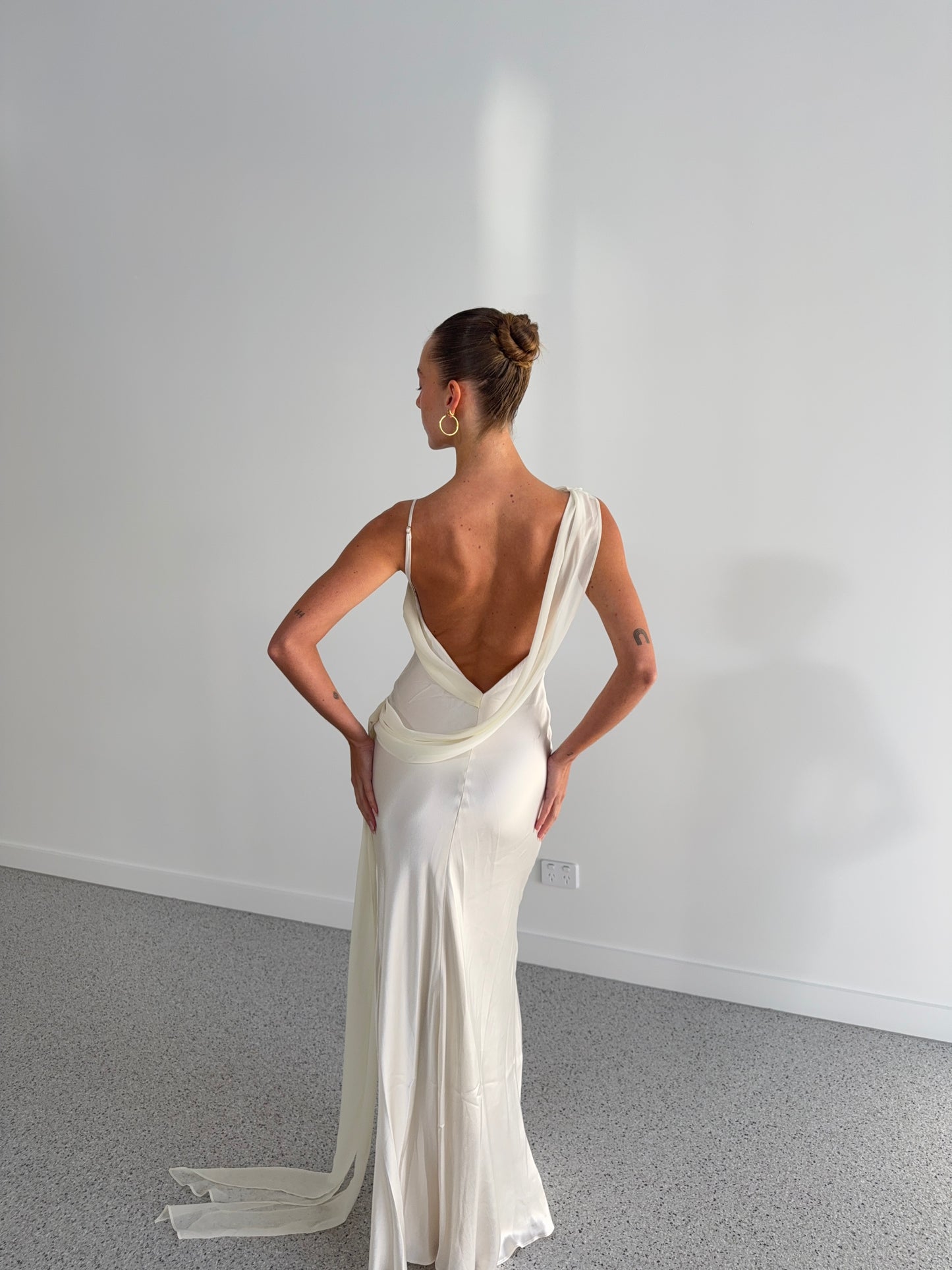 Helena Dress in White