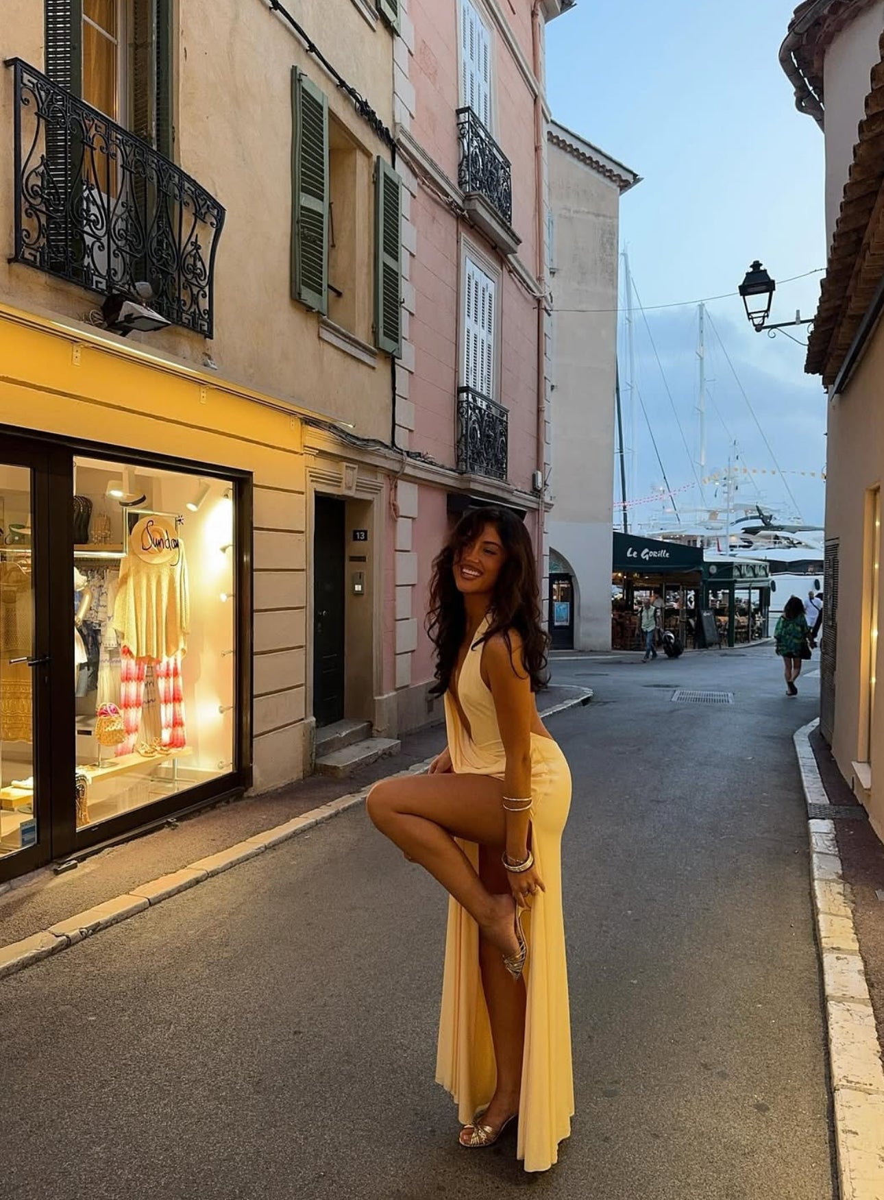 Winona Gown in Lemon