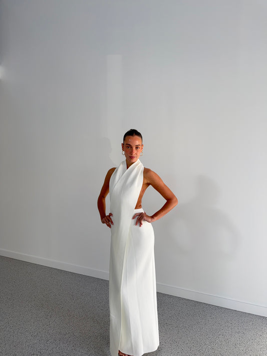 Dova Dress in White