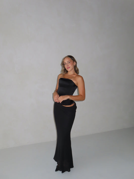 Clara Maxi Dress in Black