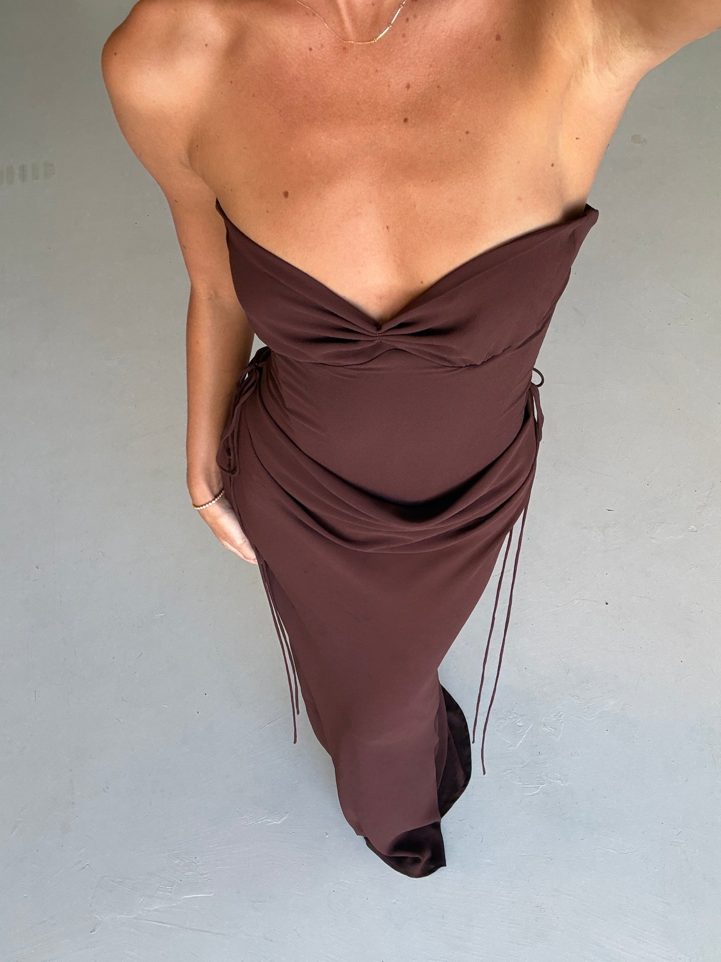 Verity Bustier + Allira Skirt In Espresso