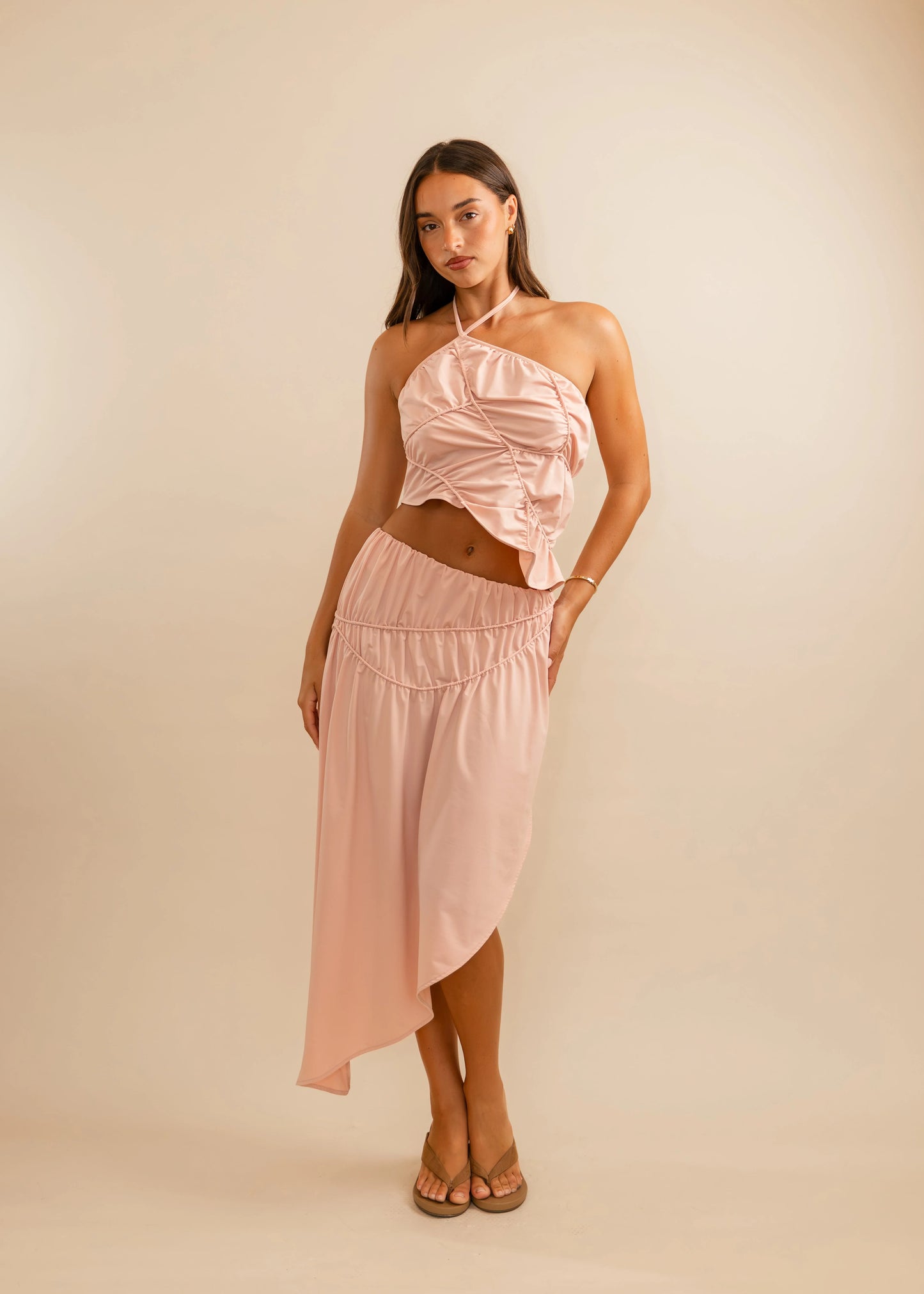 Fluer Set in Blush