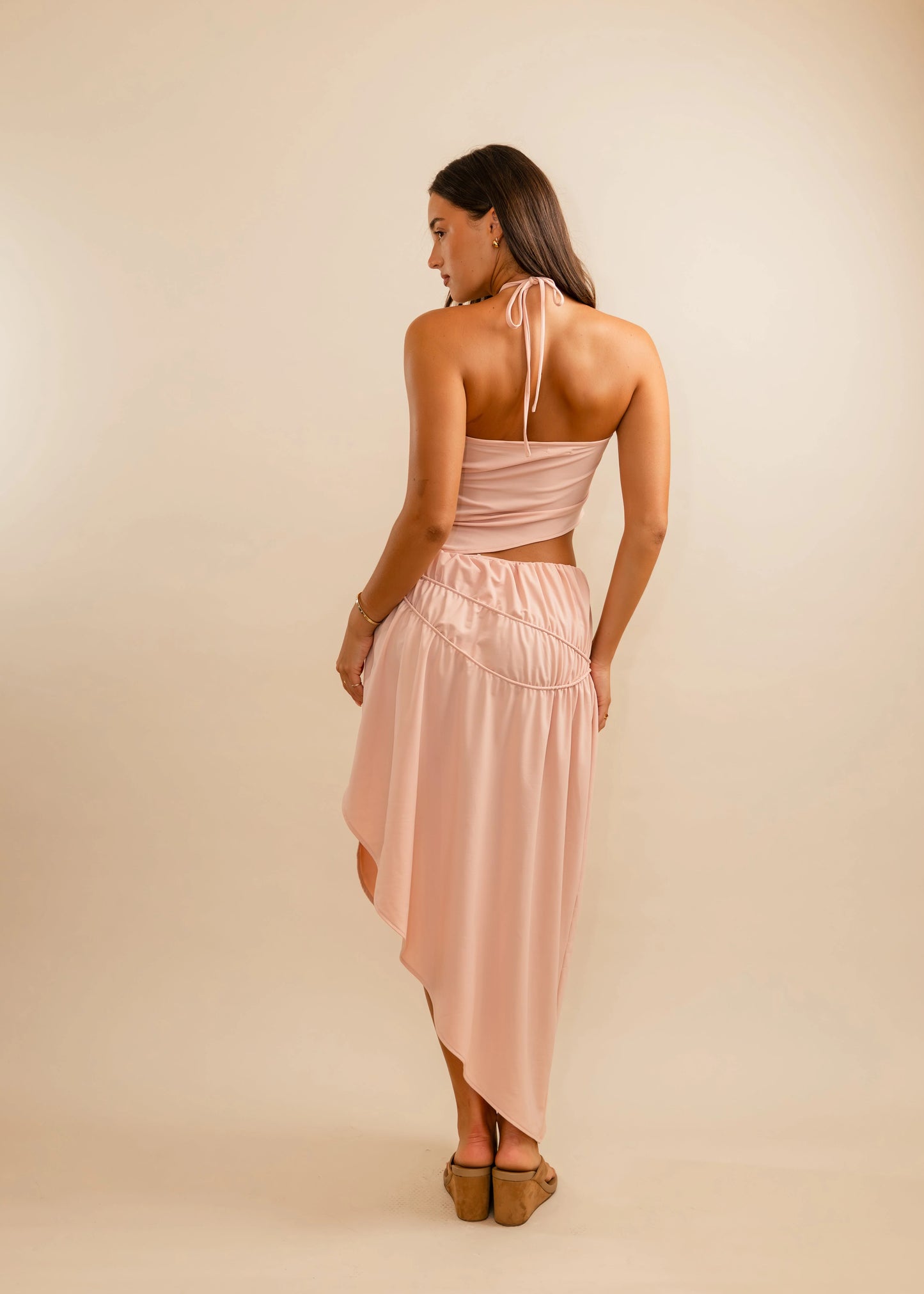 Fluer Set in Blush
