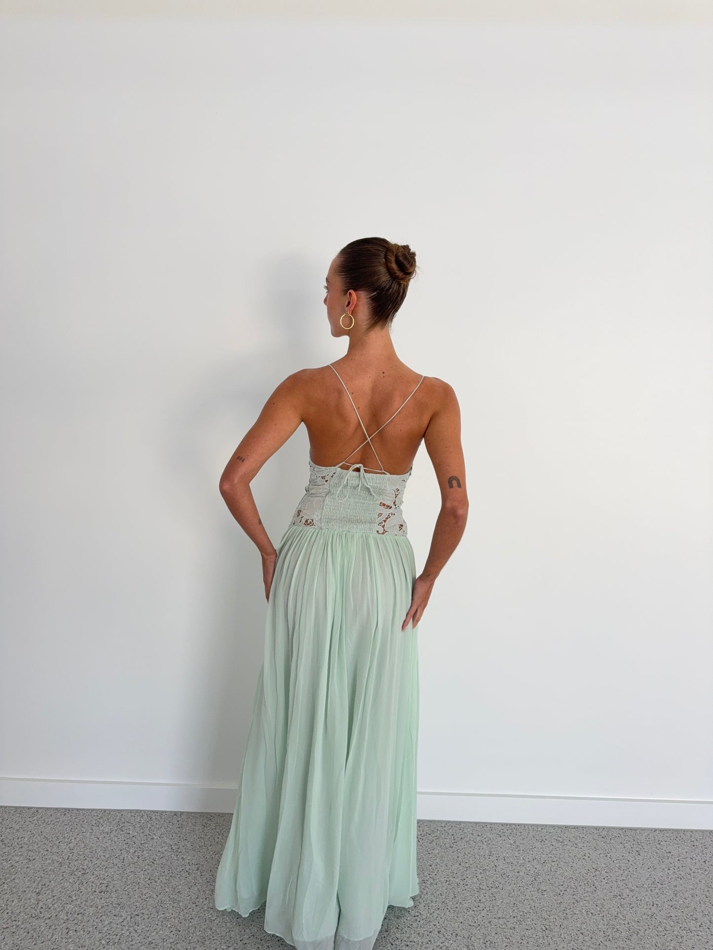 Stephanie Maxi Dress in Seafoam