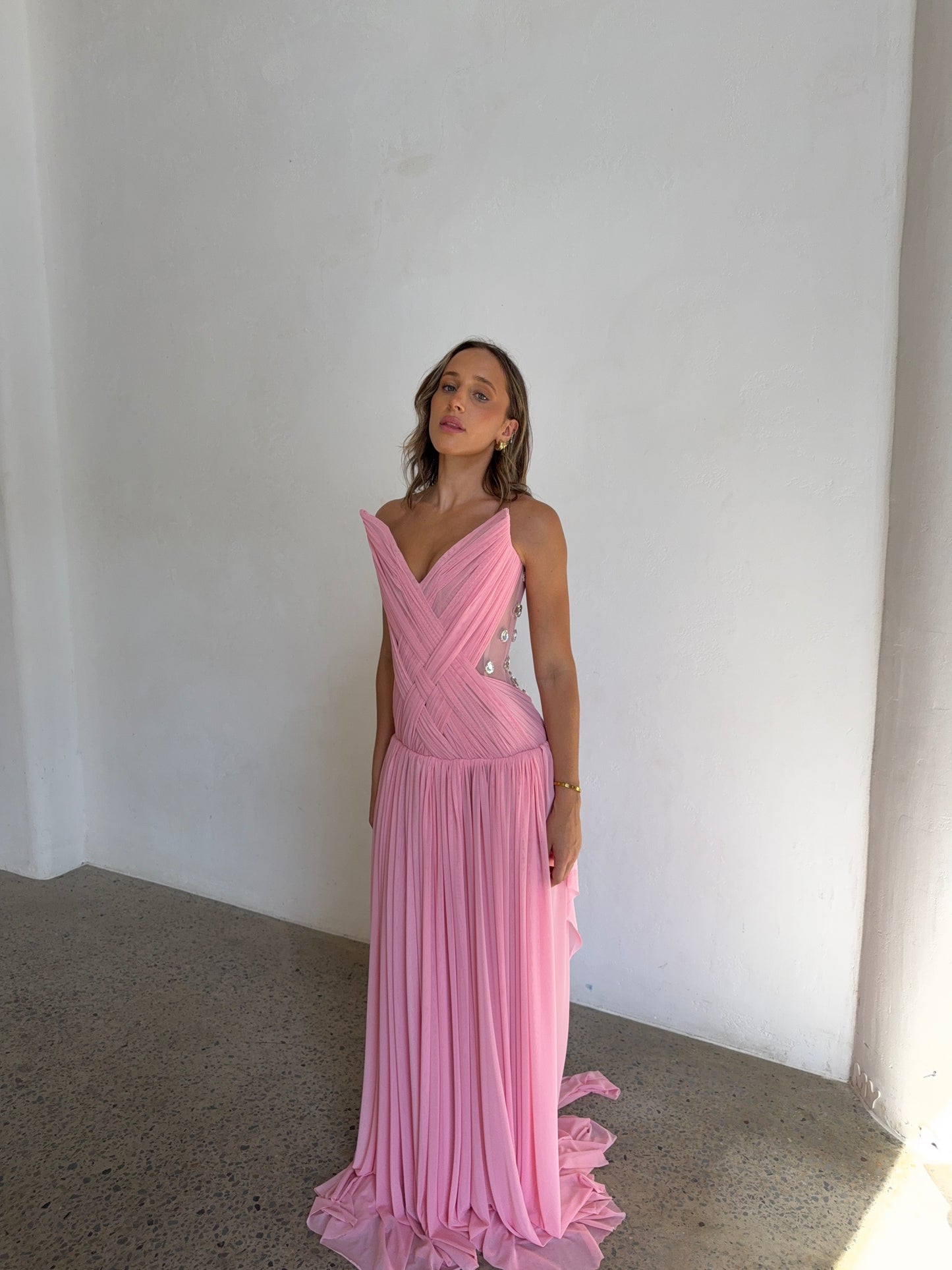 Aurelia gown in Pink