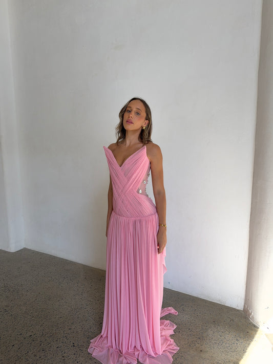 Aurelia gown in Pink