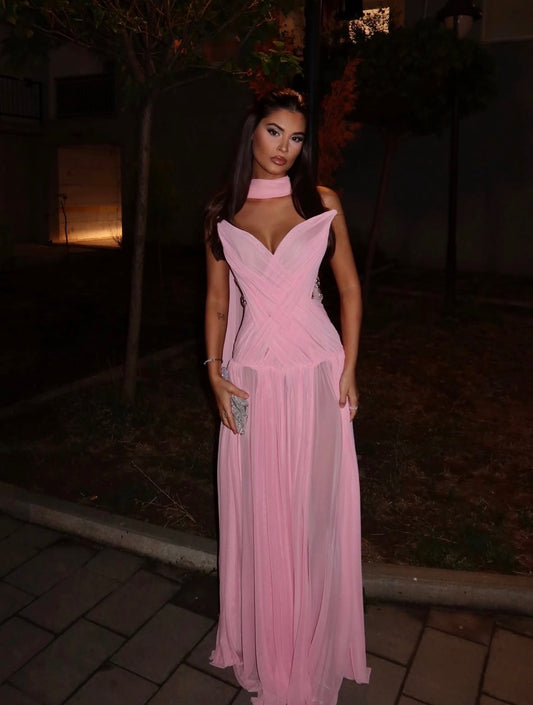 Aurelia gown in Pink