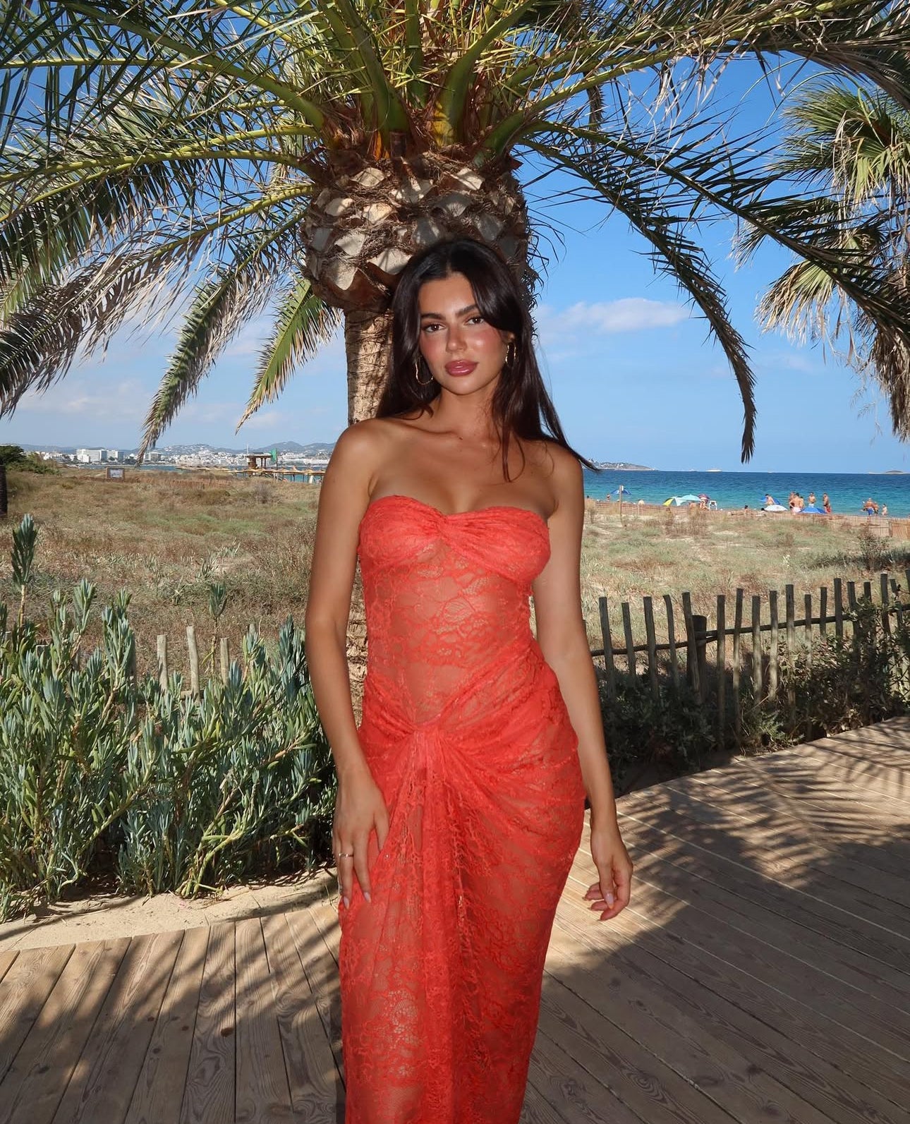 Naomi Dress in Tangerine