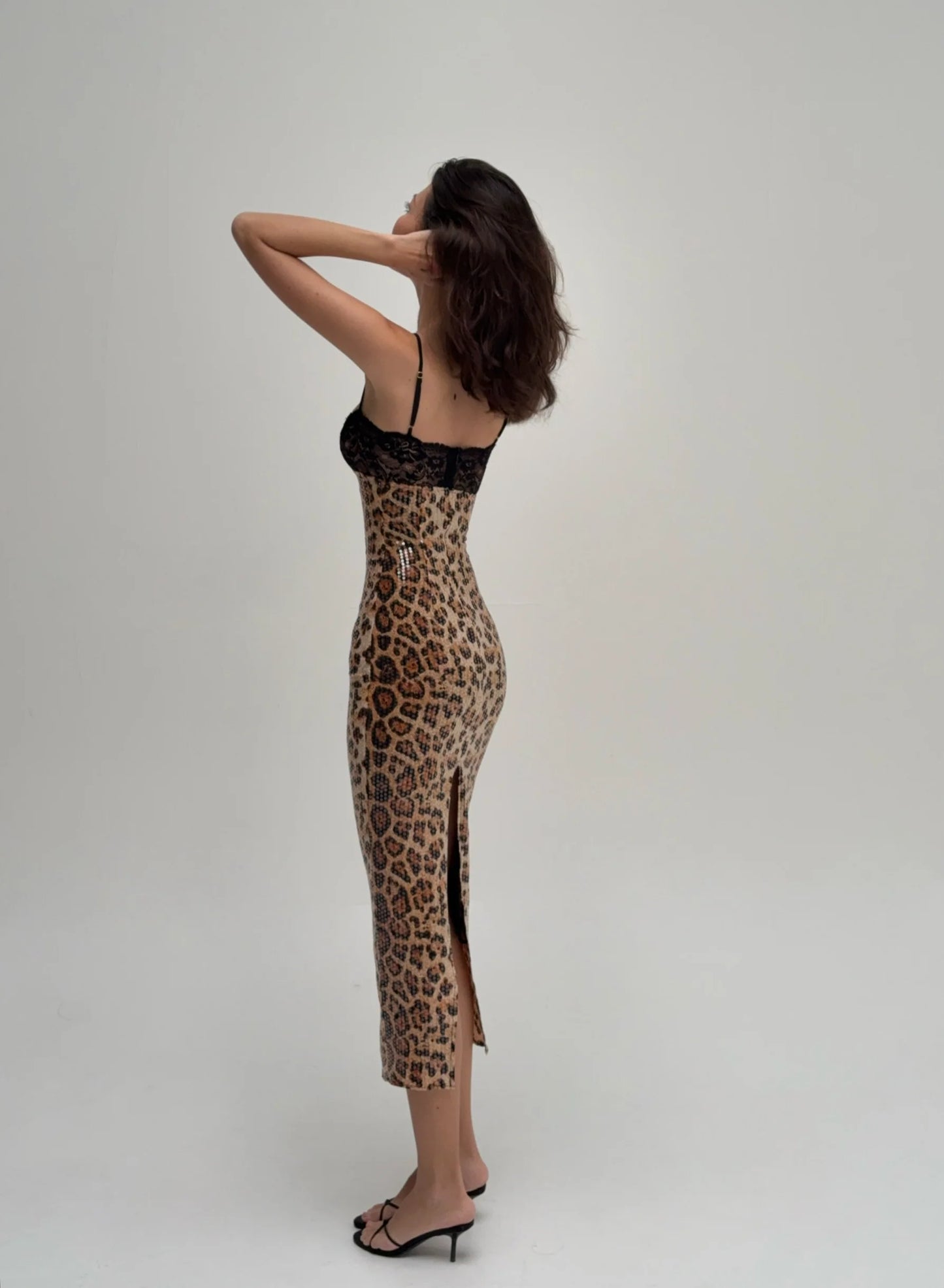 Chui Leopard Midi Dress