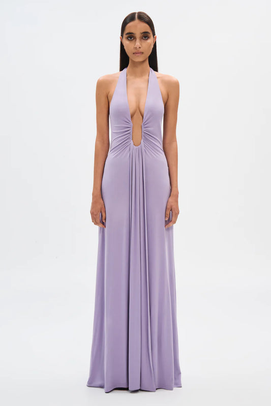 Jennifer Cupro Maxi in Lilac