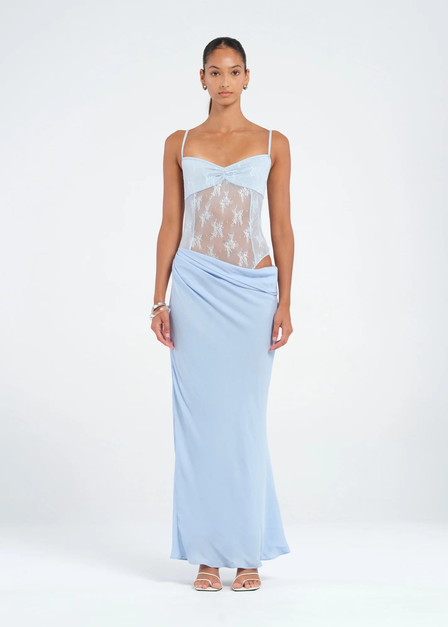 Akio Maxi Dress in Sky