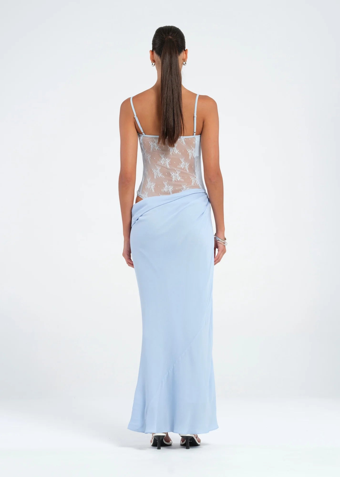 Akio Maxi Dress in Sky