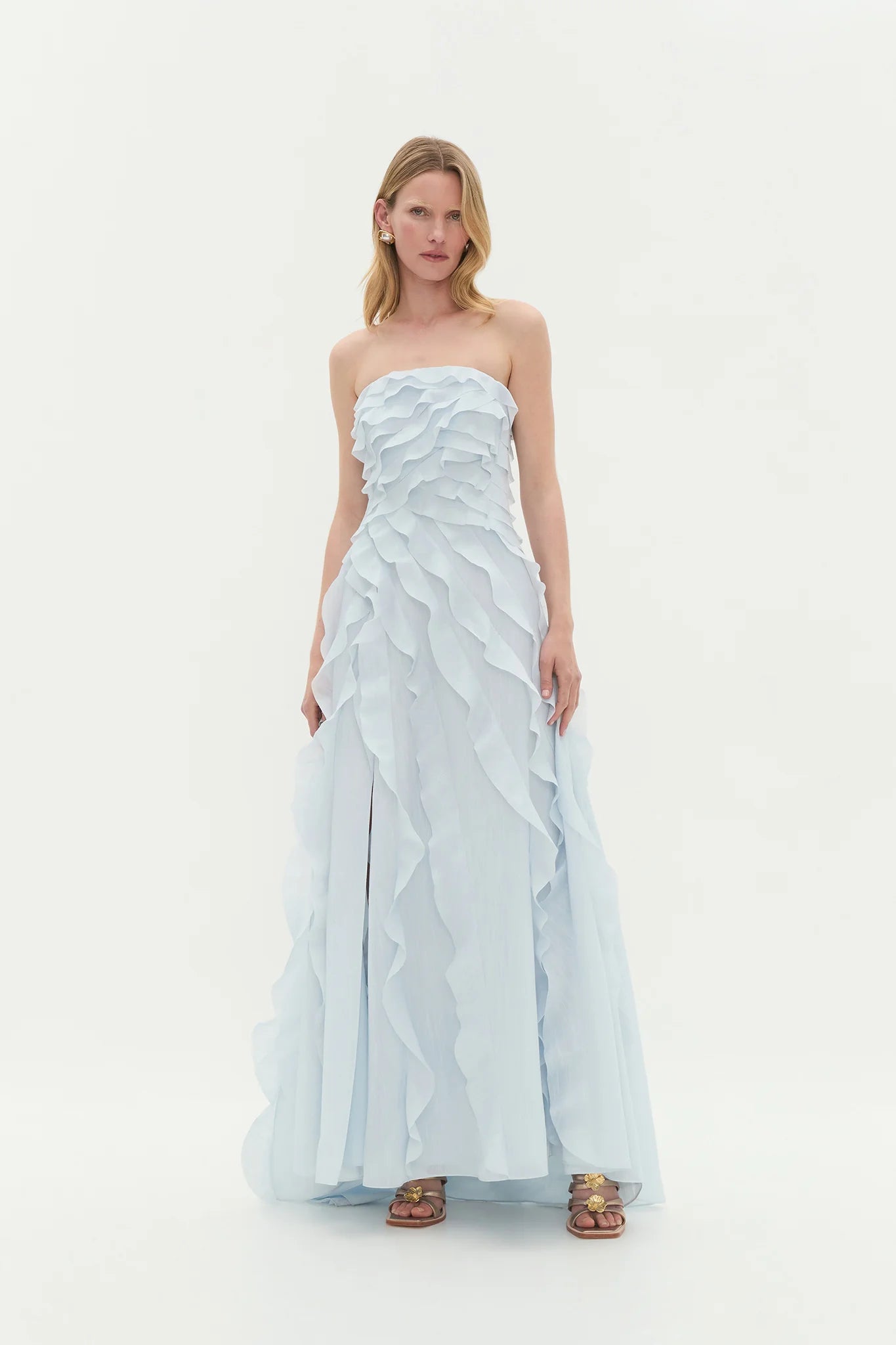 Allairie Gown in Pastel Blue