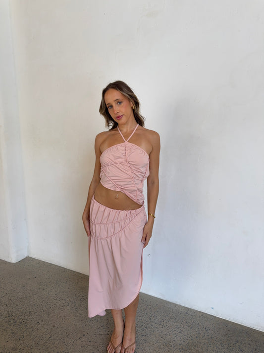 Fluer Set in Blush