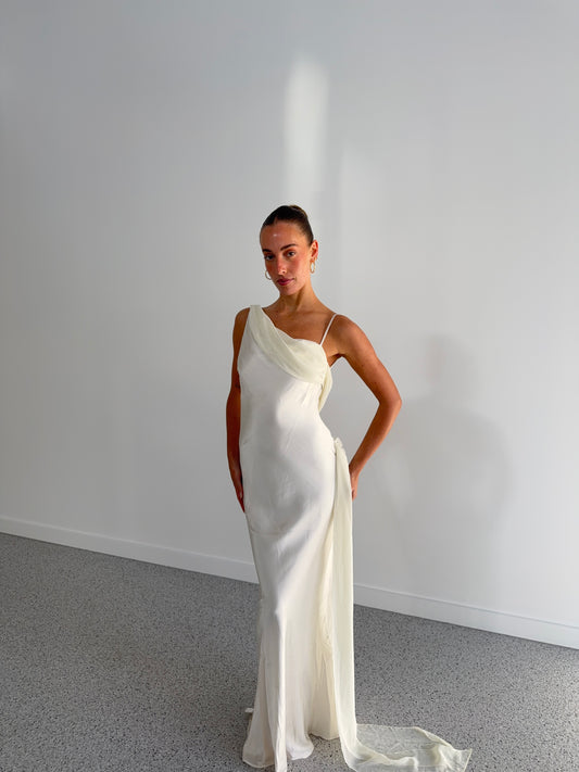 Helena Dress in White