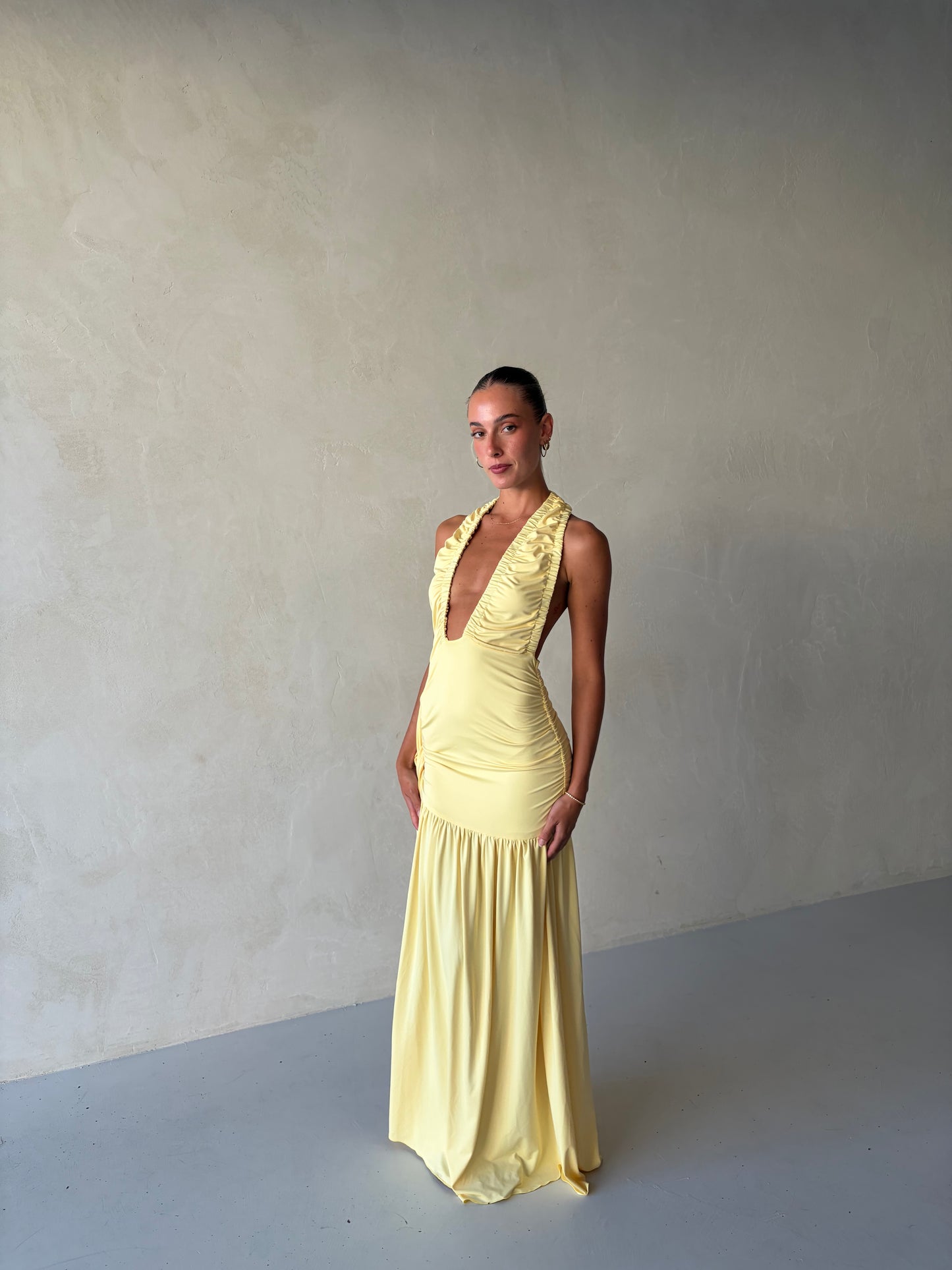 Dakota Maxi in Baby Yellow