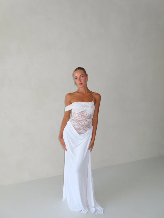 Sloane Dress in White