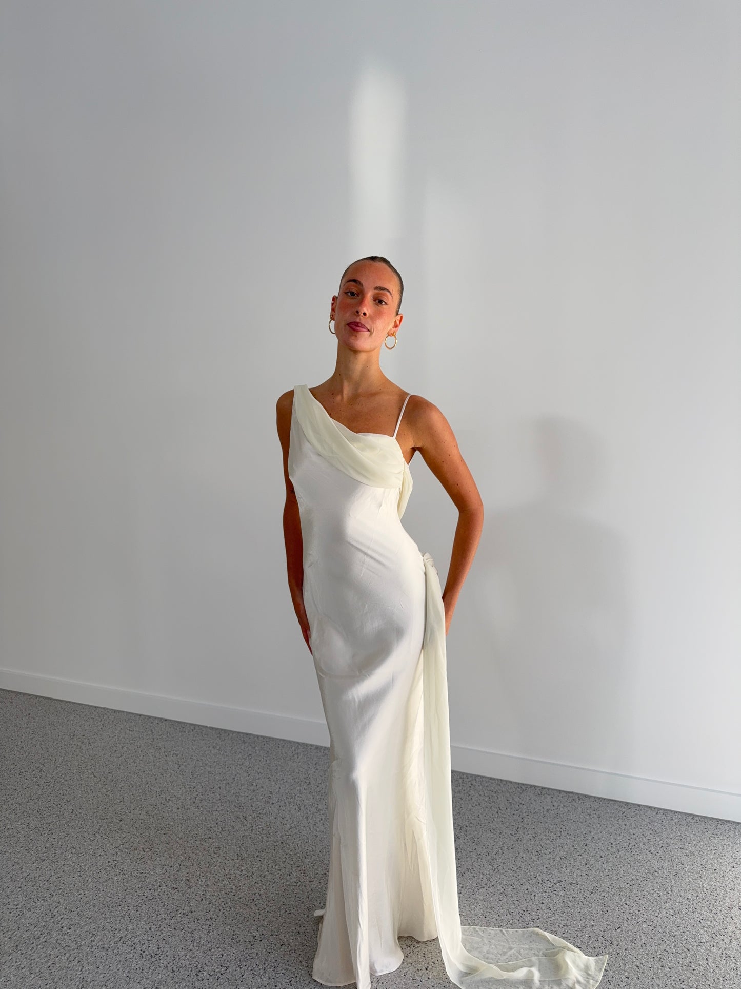 Helena Dress in White