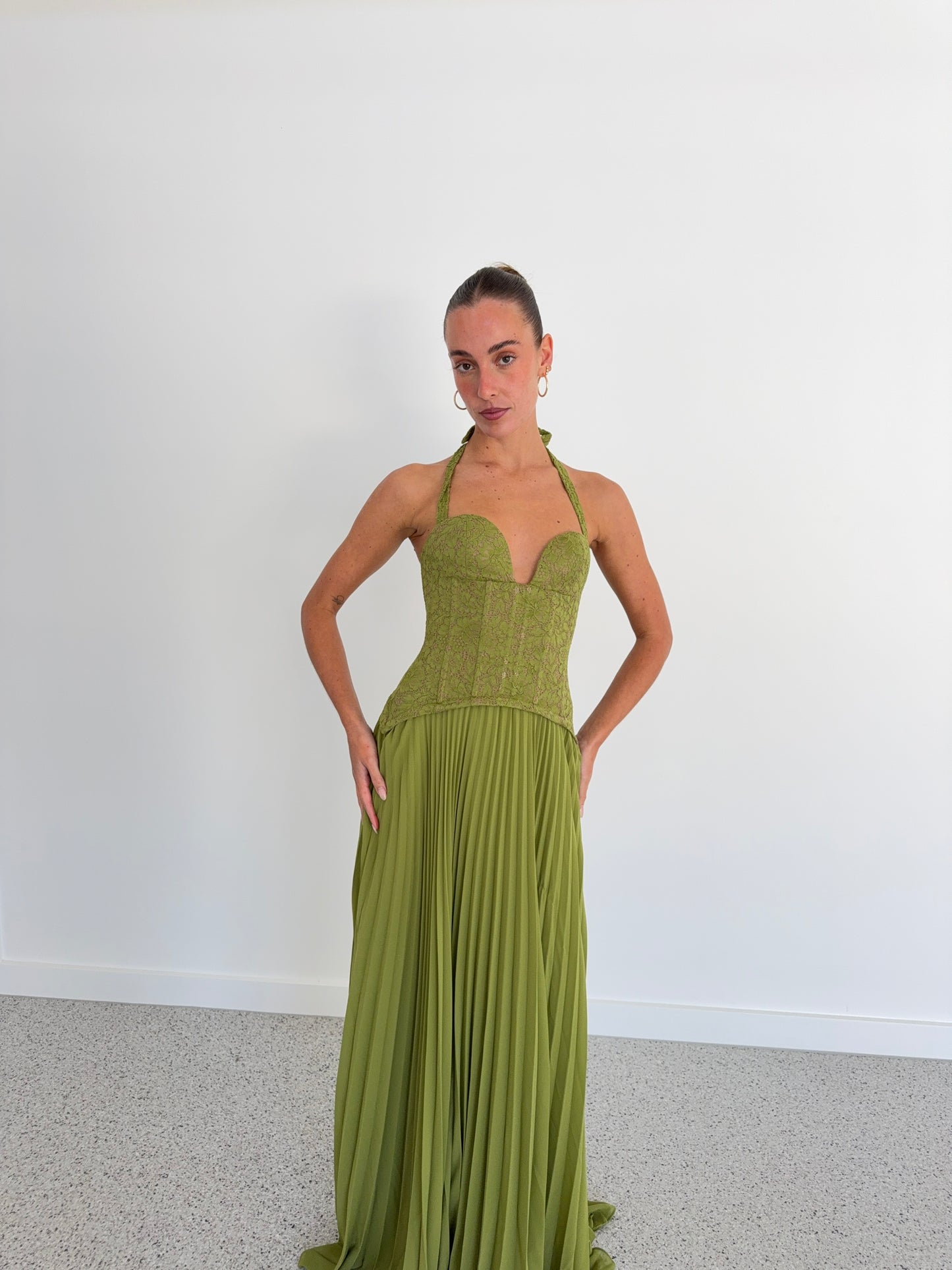 Gaia Dress in Green