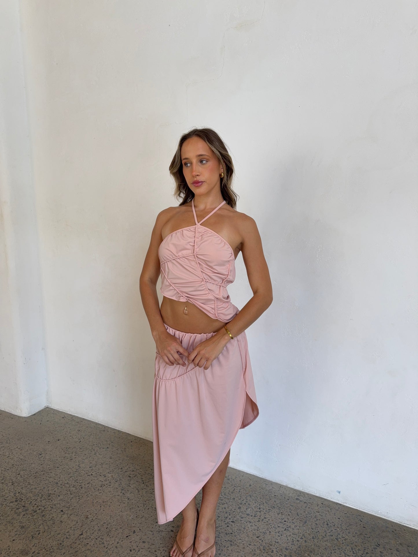 Fluer Set in Blush