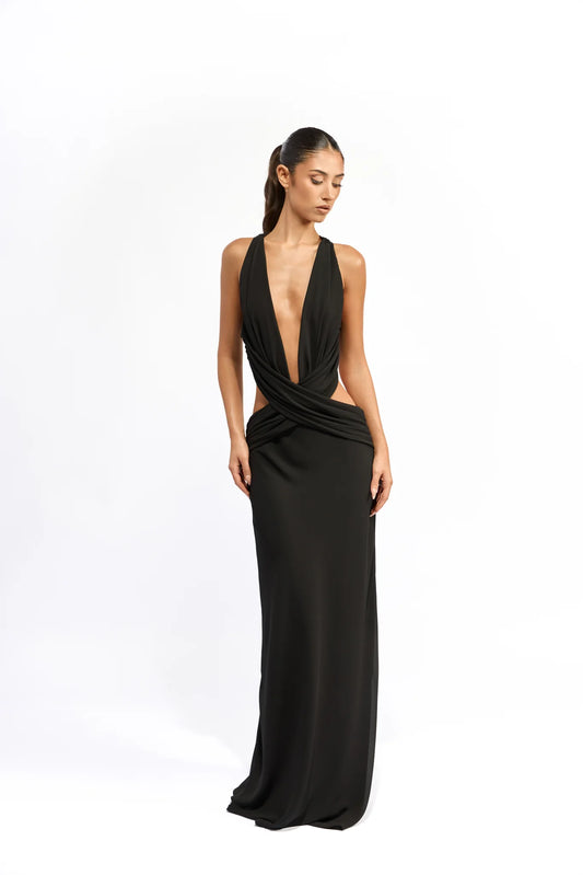 Yvette Maxi In Black