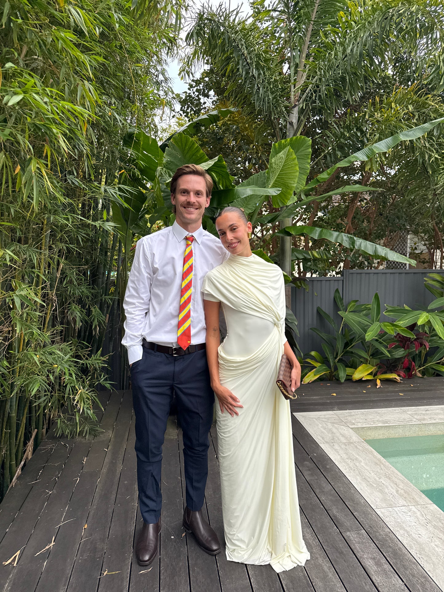 Luciana Gown in Off-White