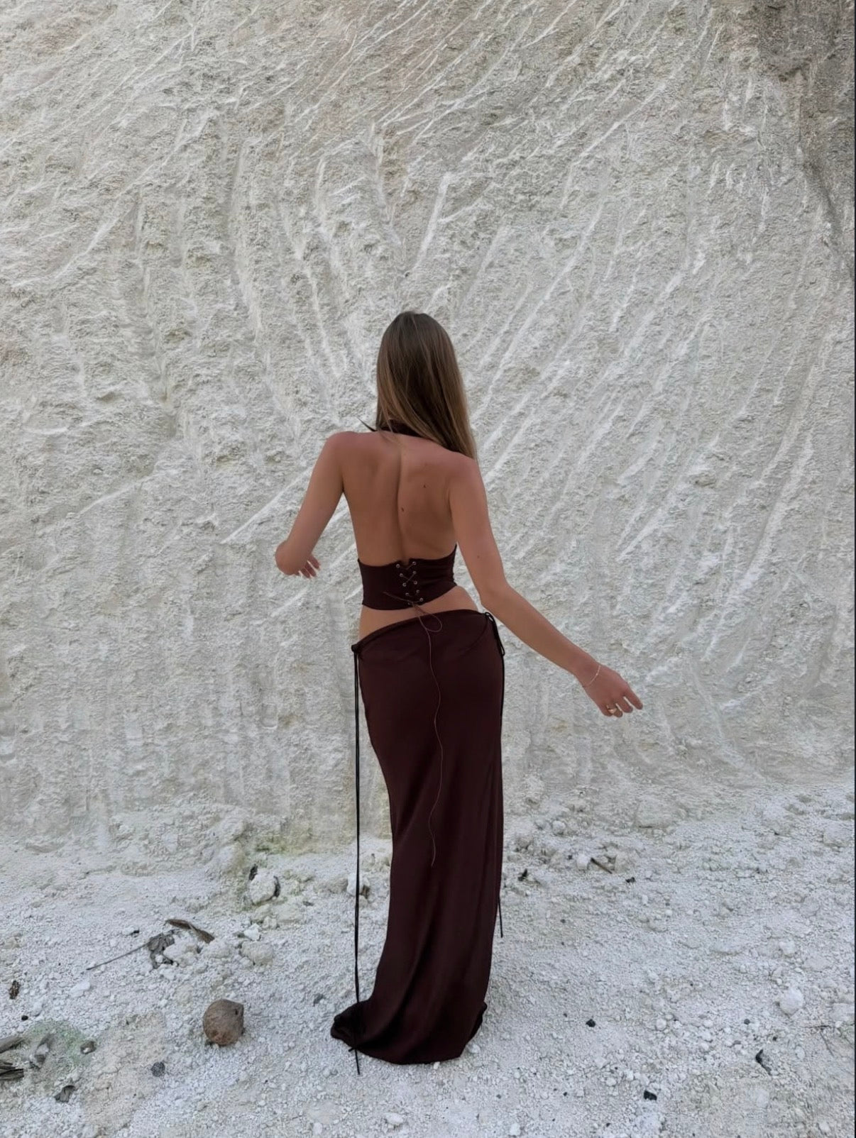 Bronte Top + Allira Skirt In Espresso