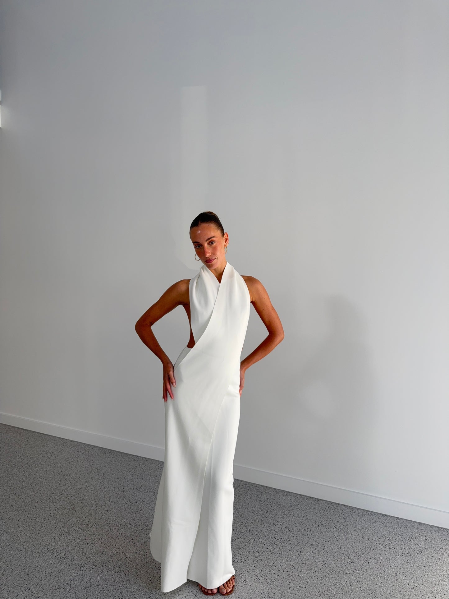 Dova Dress in White