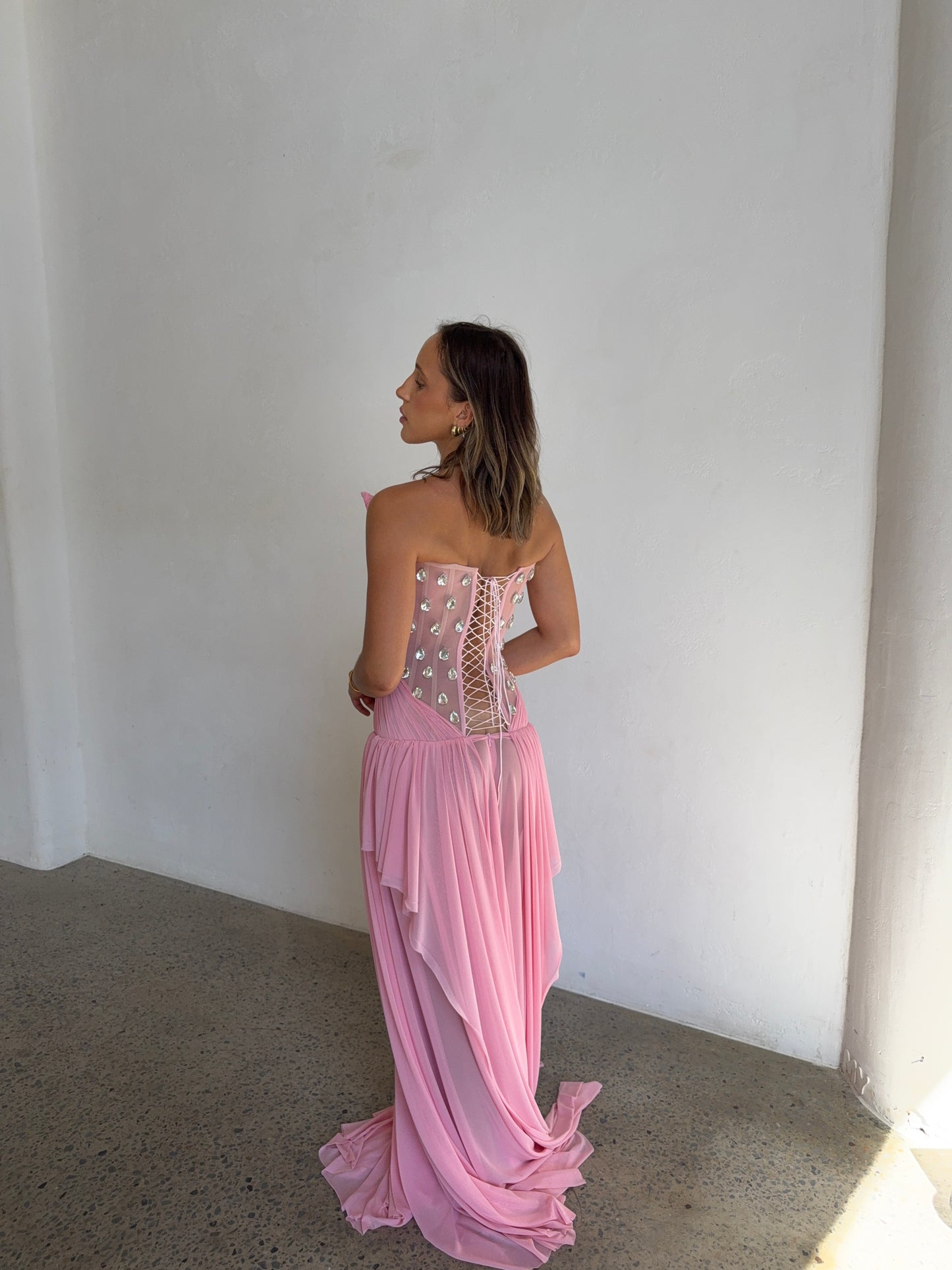 Aurelia gown in Pink