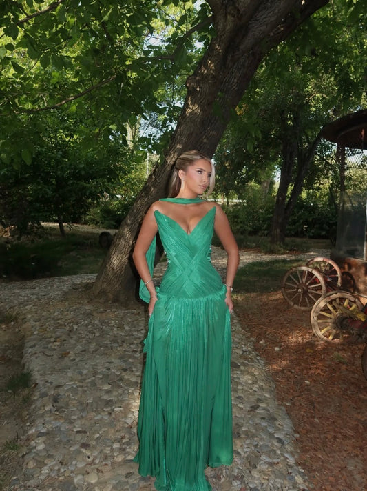 Aurelia gown in Green