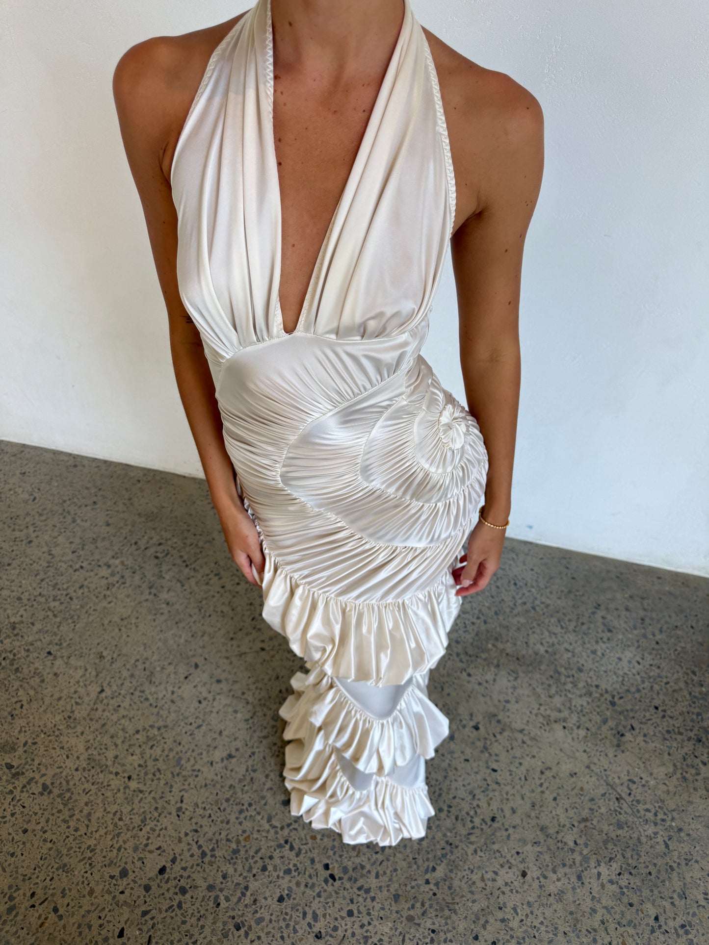 Ammonite Gown In Cream