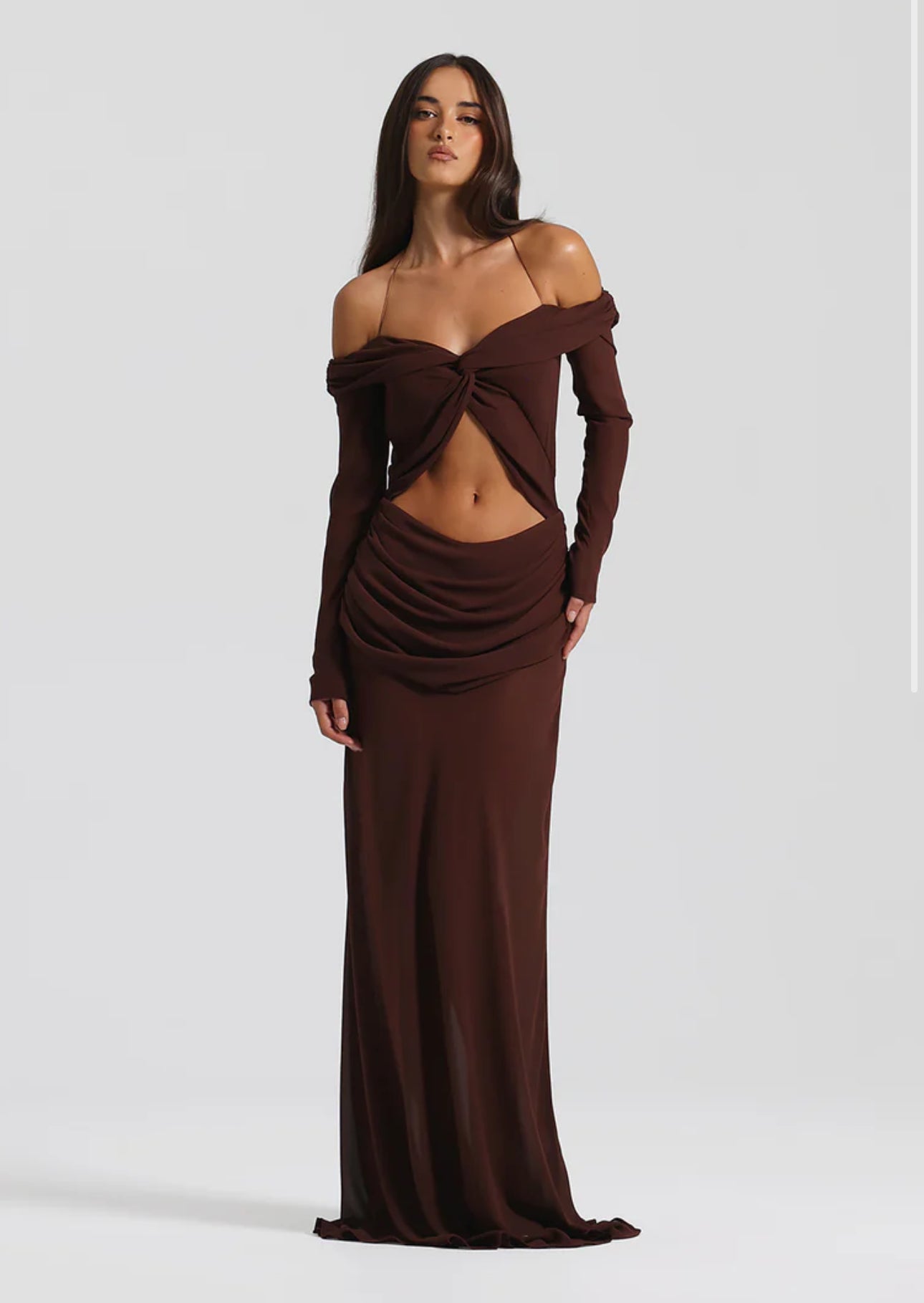 Emily Gown in Brown