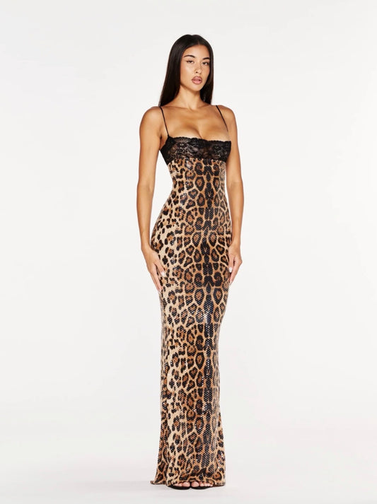 Chui Leopard Maxi Dress