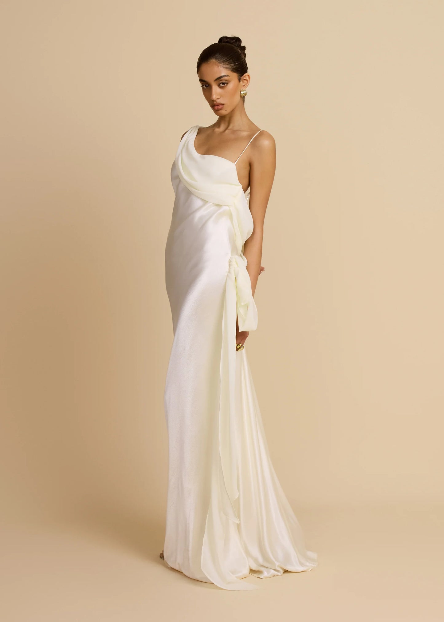 Helena Dress in White