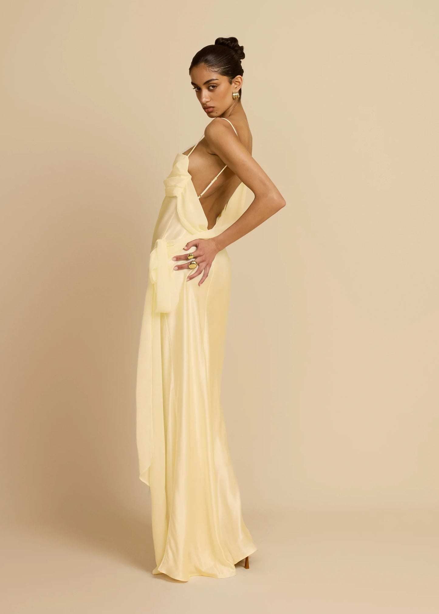 Helena Dress in Lemon