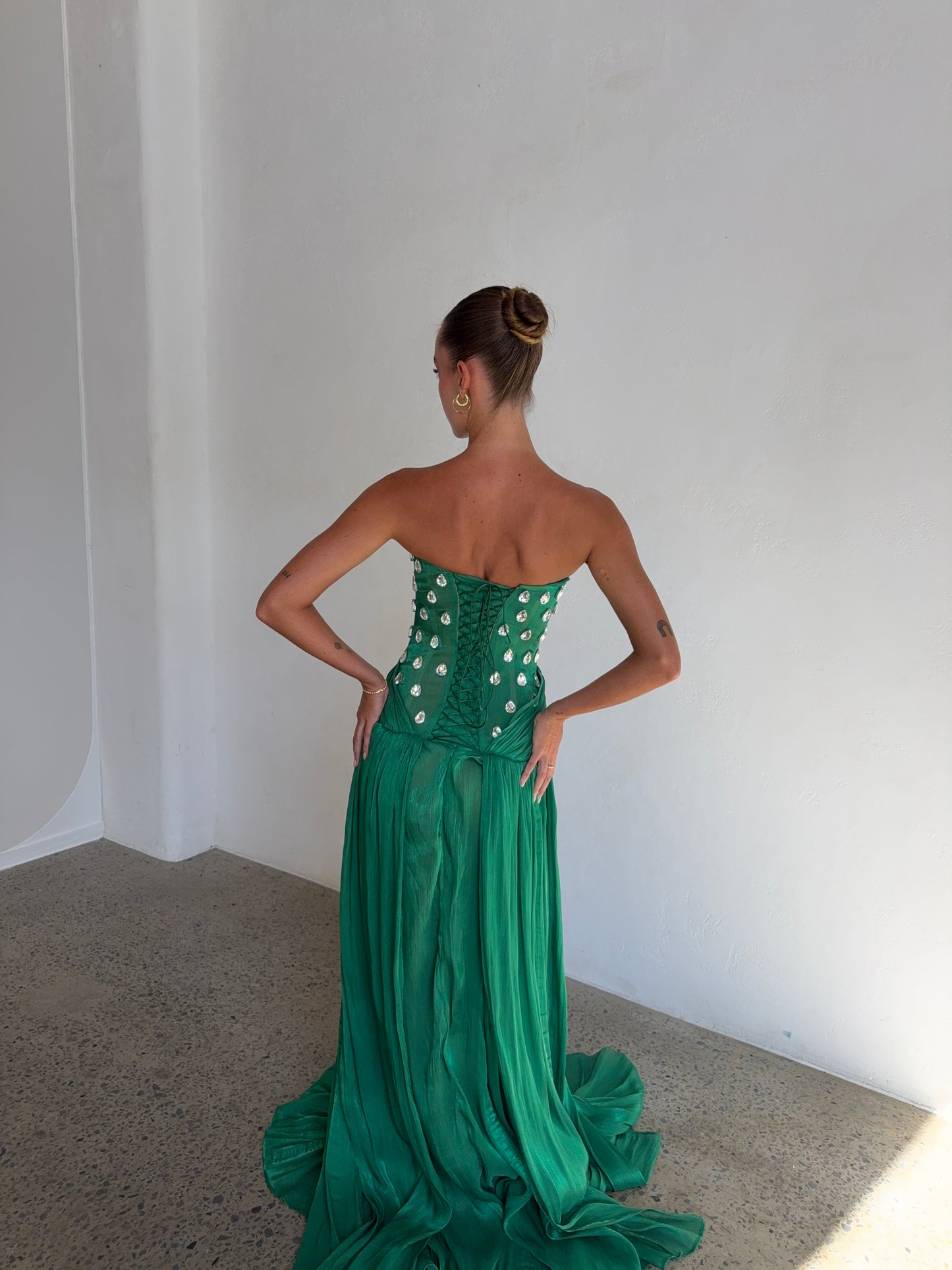 Aurelia gown in Green