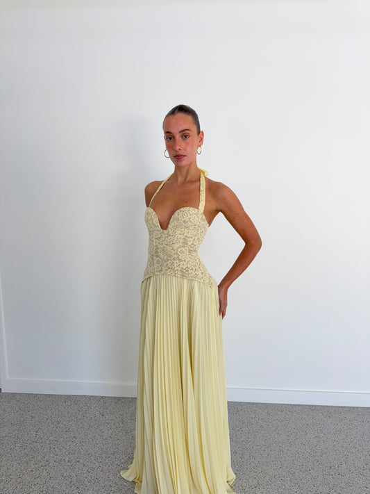Gaia Dress in Butter