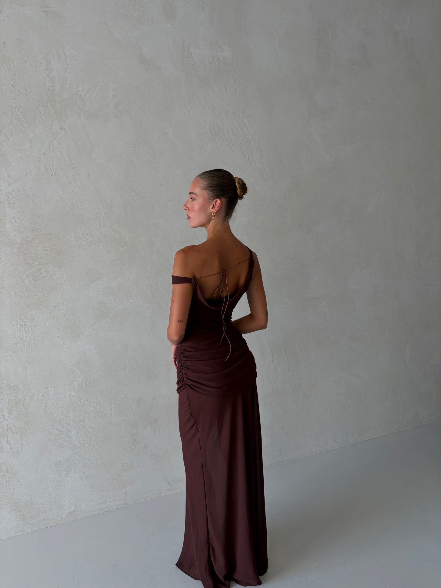 Cadence gown in Espresso