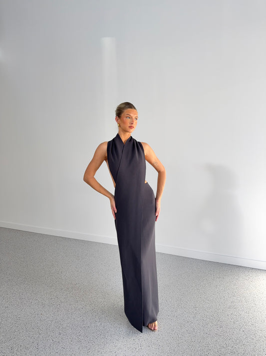 Dova Dress in Grey