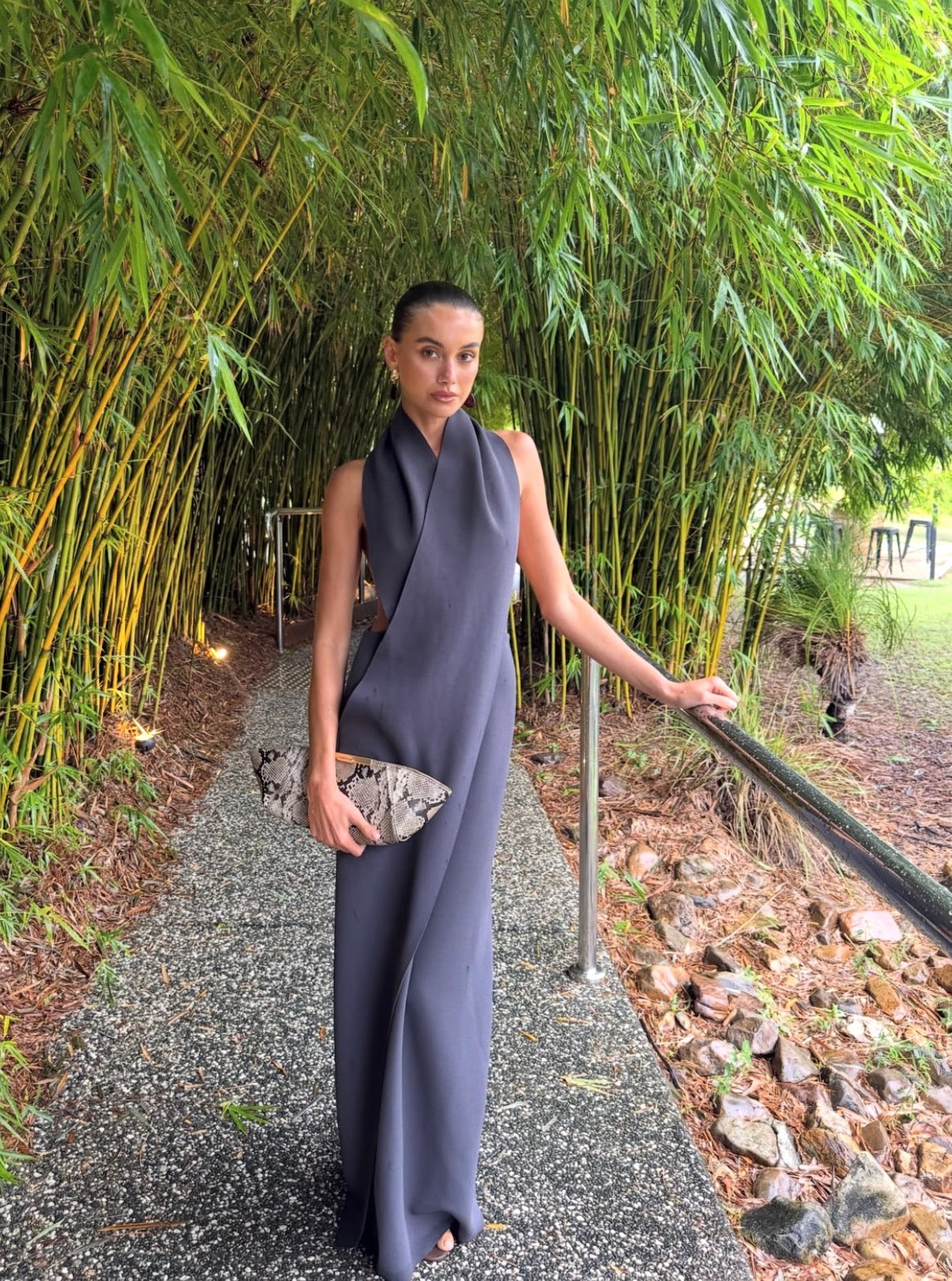 Dova Dress in Grey
