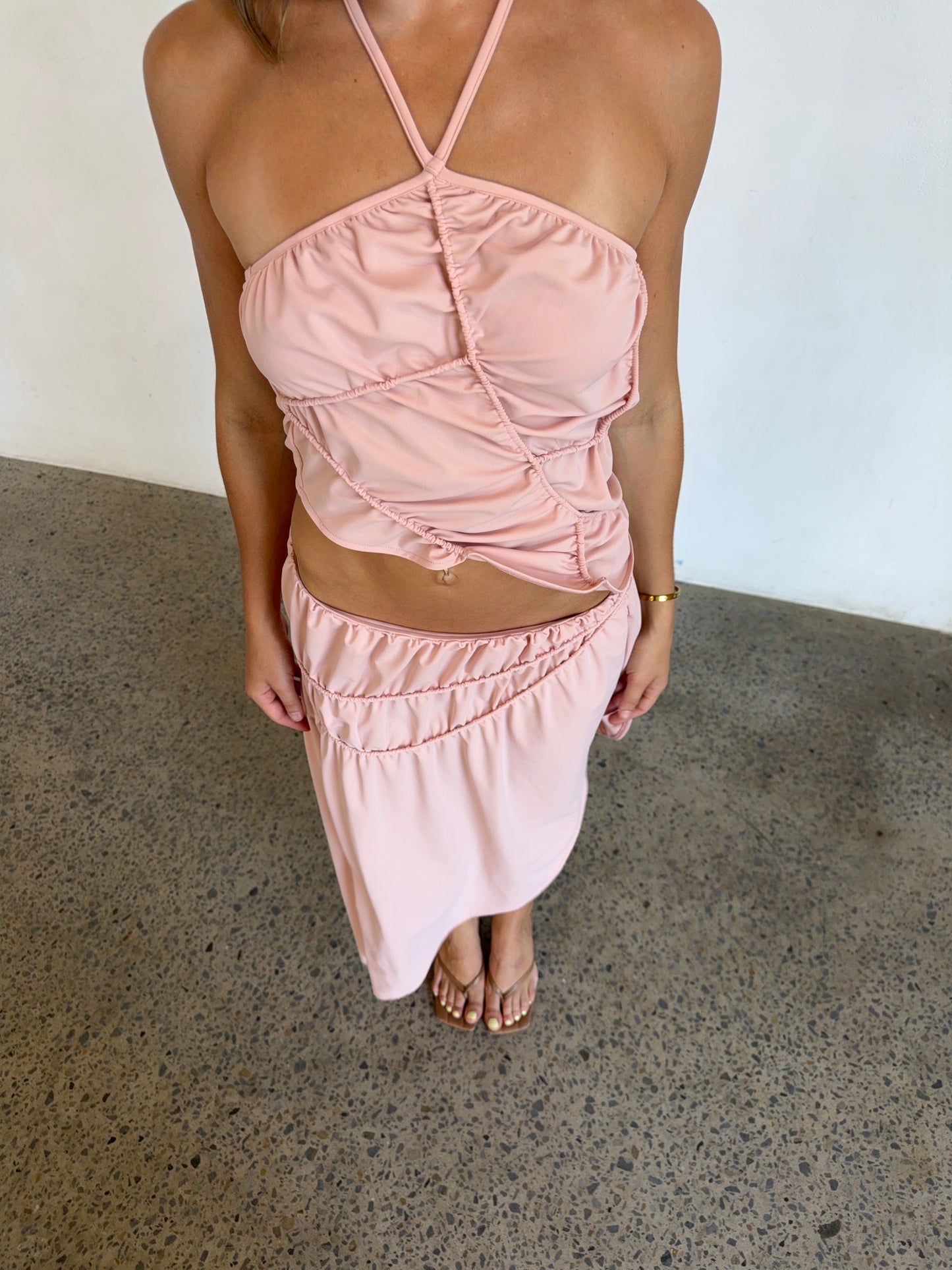 Fluer Set in Blush