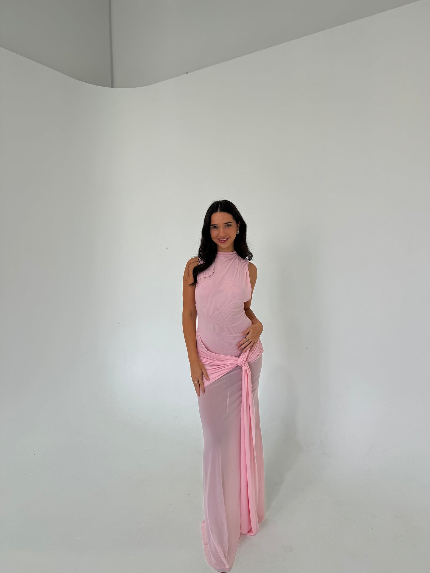 Roza Dress In Pink