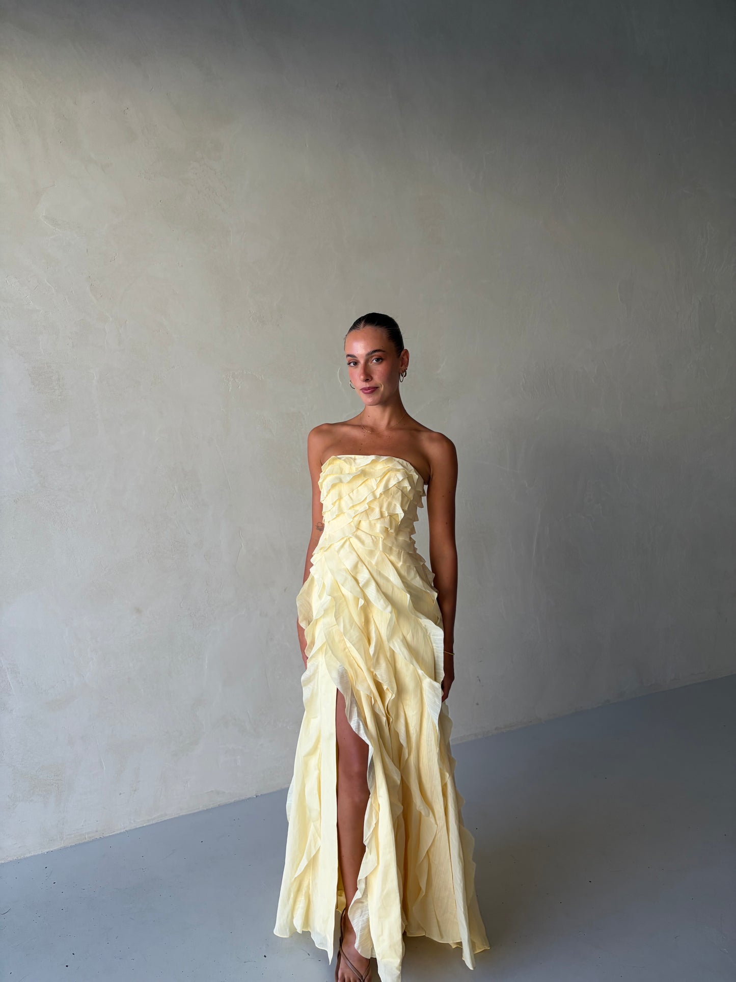Allairie Gown in Yellow