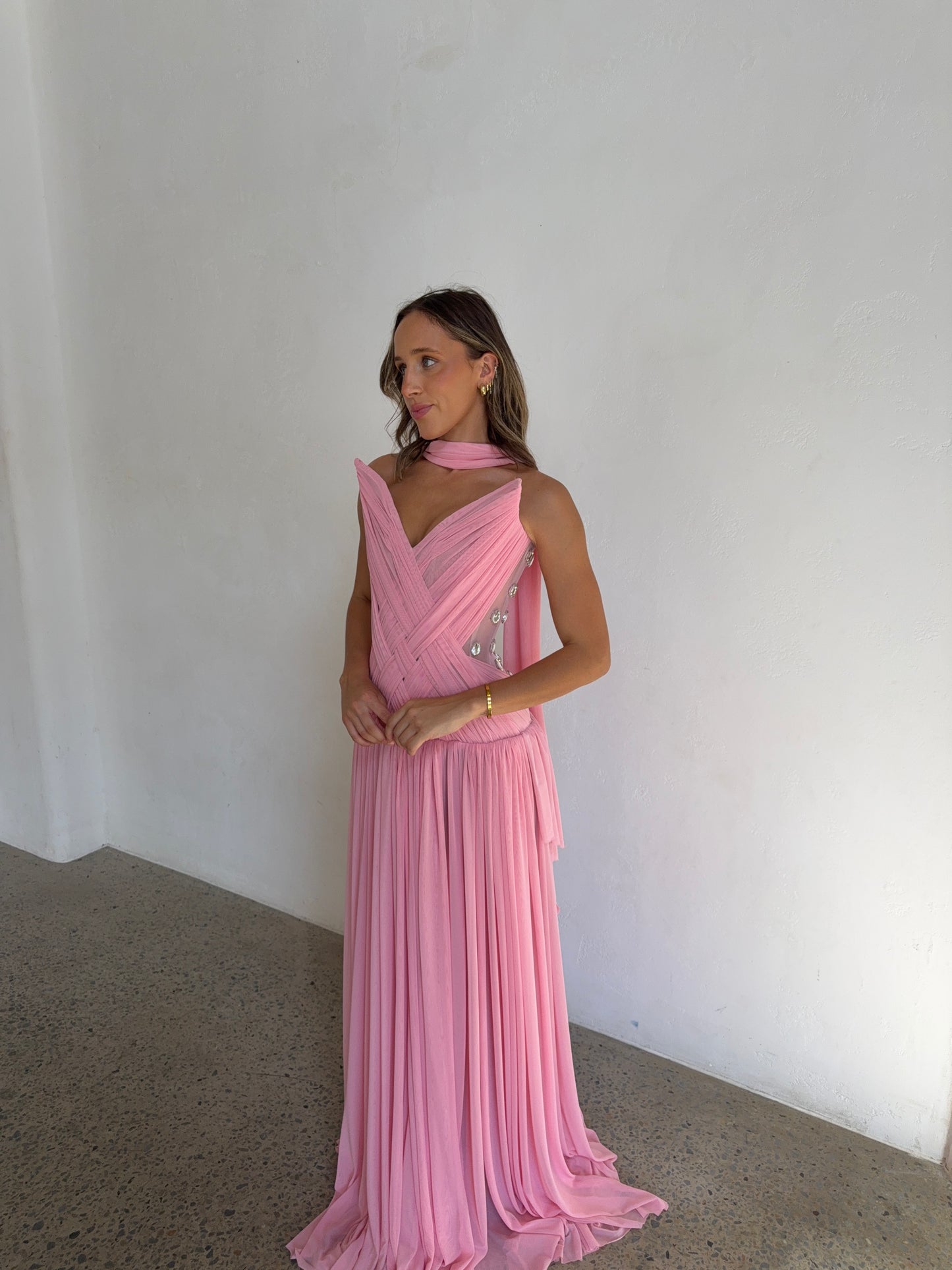 Aurelia gown in Pink