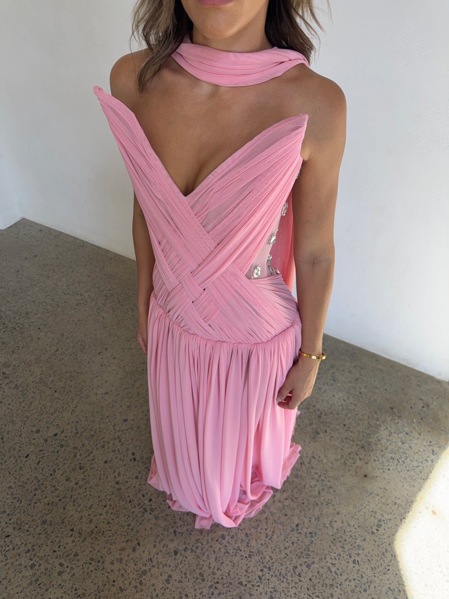 Aurelia gown in Pink