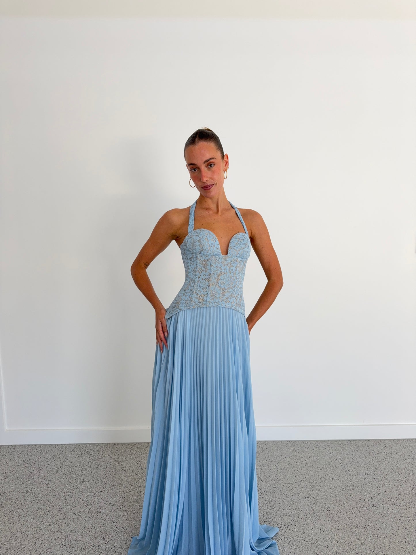 Gaia Dress in Blue