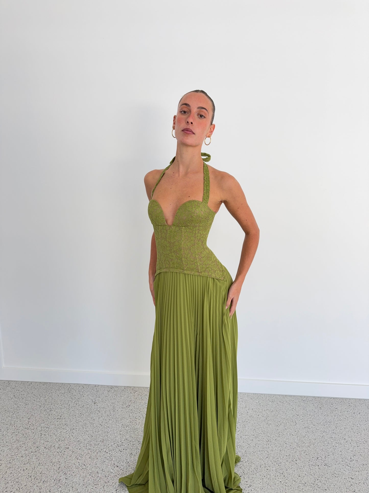 Gaia Dress in Green