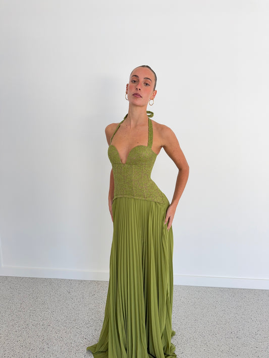 Gaia Dress in Green