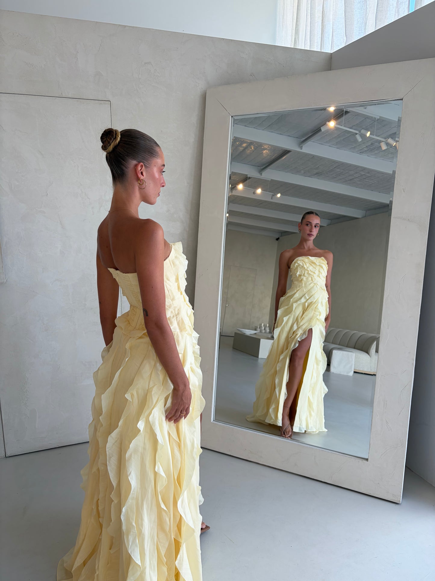 Allairie Gown in Yellow