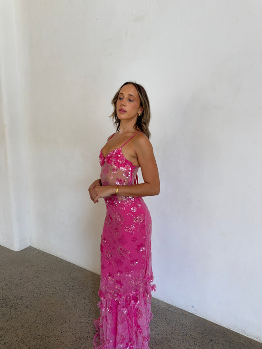 Dahlia Maxi in Pink